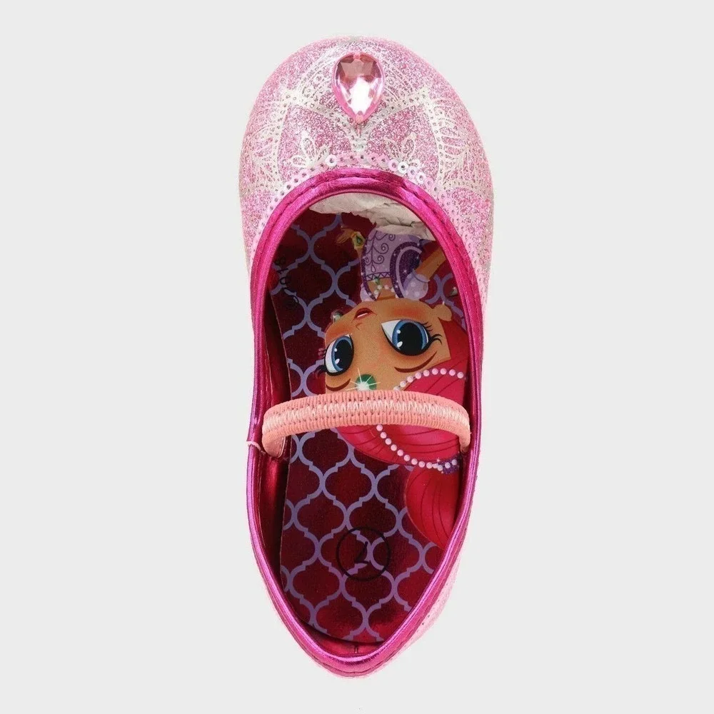 Shimmer and Shine Shoes Ballet Flats Pink‎ Toddler Girls' size 5